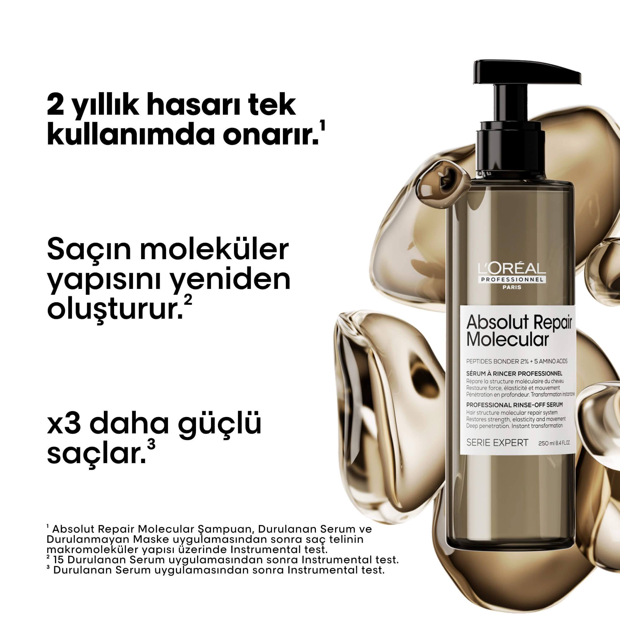 Absolut Repair Molecular Durulanan Serum 250ml 4 Absolut Repair Molecular Durulanan Serum 250ml - Görsel 4