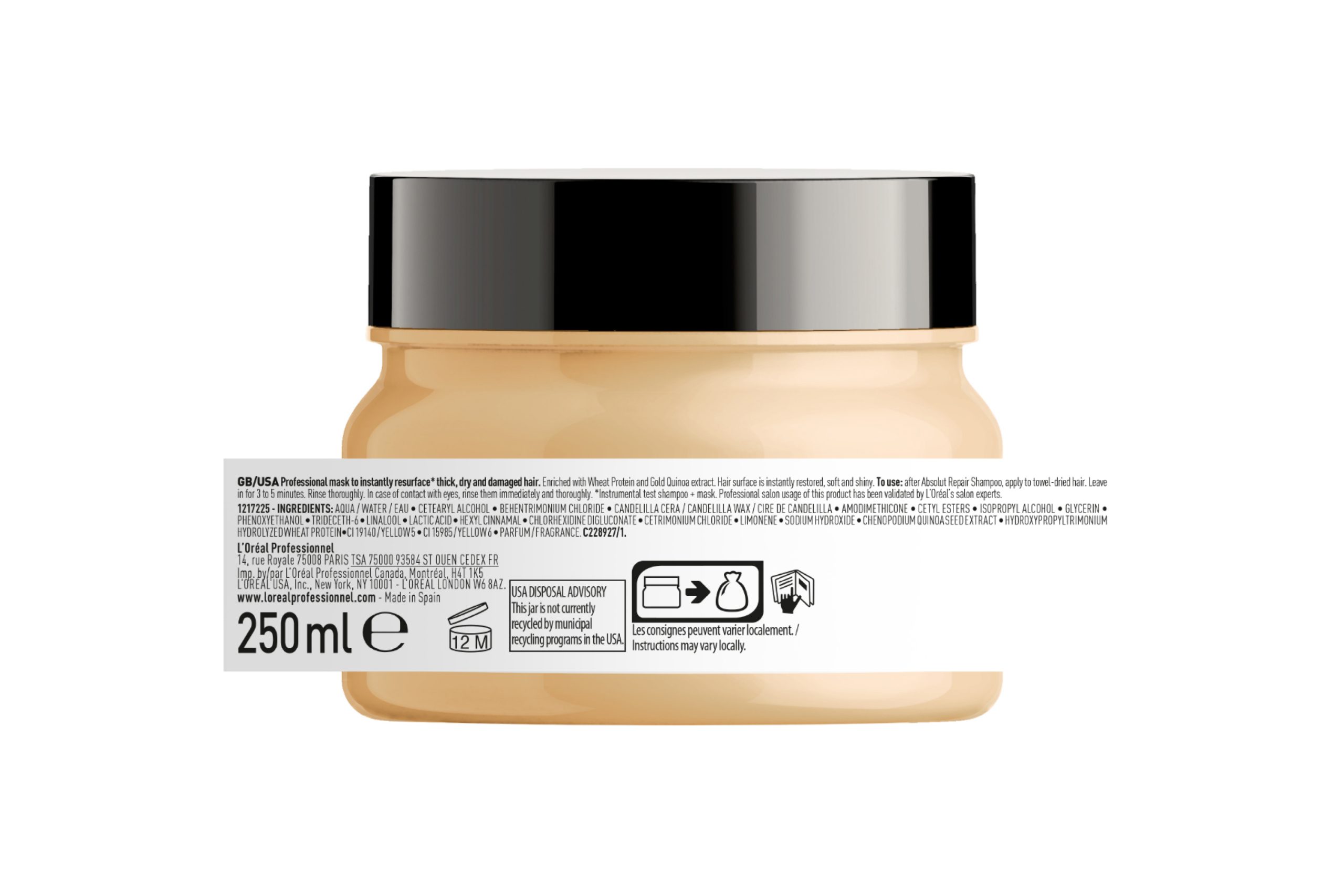 Absolut Repair Gold Saç Maskesi 250ml 5 Absolut Repair Gold Saç Maskesi 250ml - Görsel 5