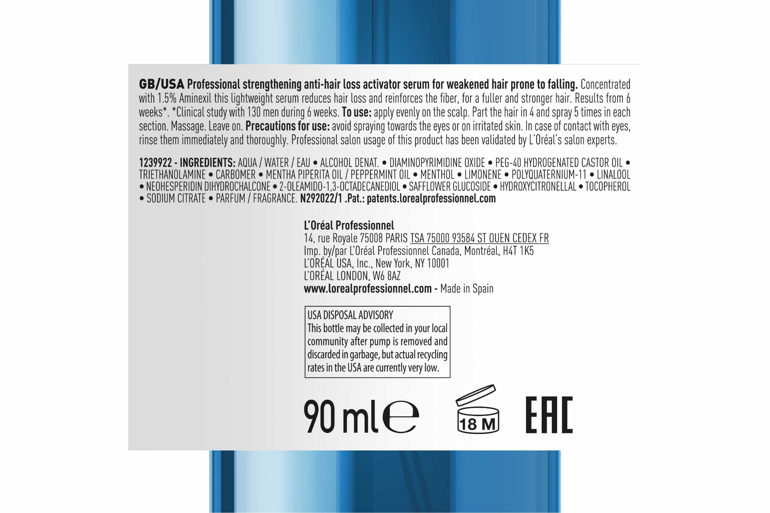 Aminexil Advanced Daha Gür & Daha Güçlü Saçlar İçin Dökülme Karşıtı Güçlendirici Aktivatör Serum 90ml 6 Aminexil Advanced Daha Gür & Daha Güçlü Saçlar İçin Dökülme Karşıtı Güçlendirici Aktivatör Serum 90ml - Görsel 6