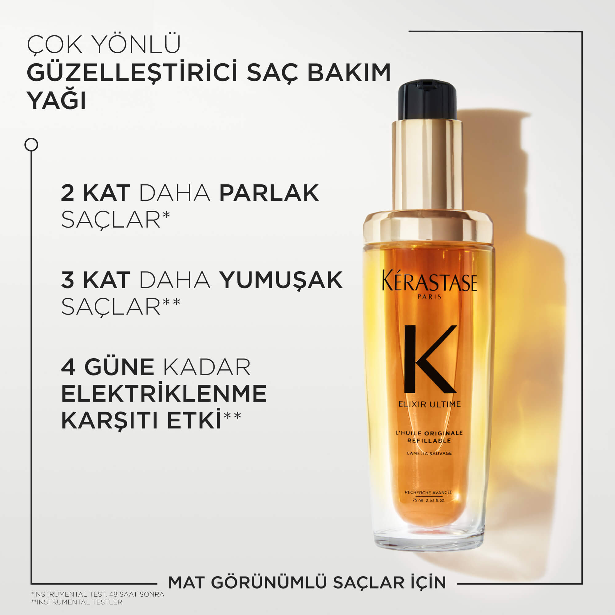Elixir Ultime Yeniden Doldurulabilir Saç Yağı 75ml 10 Elixir Ultime Yeniden Doldurulabilir Saç Yağı 75ml - Görsel 10