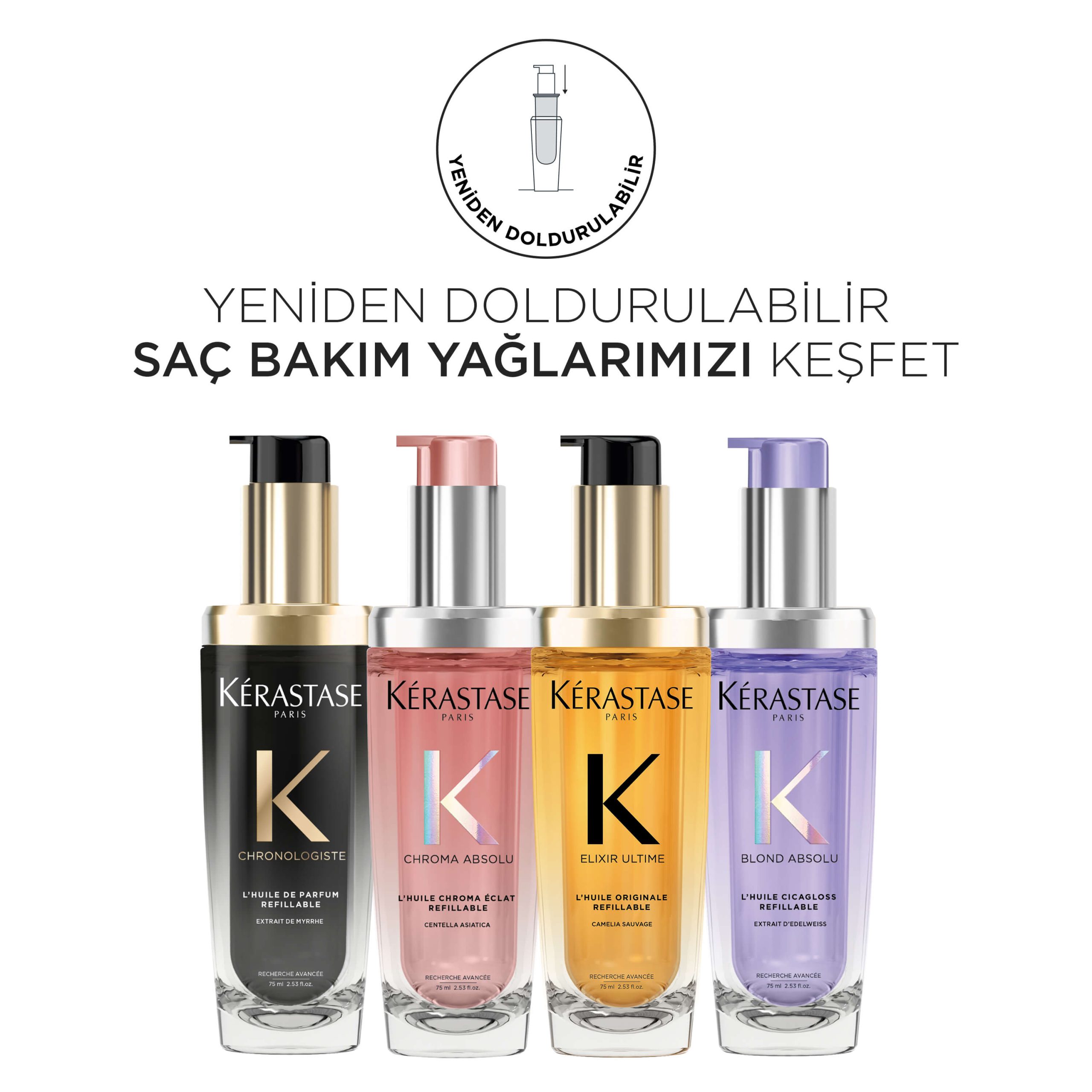 Yeniden Doldurulabilir L'huıle Cıcagloss Saç Yağı 8 Yeniden Doldurulabilir L'huıle Cıcagloss Saç Yağı - Görsel 8