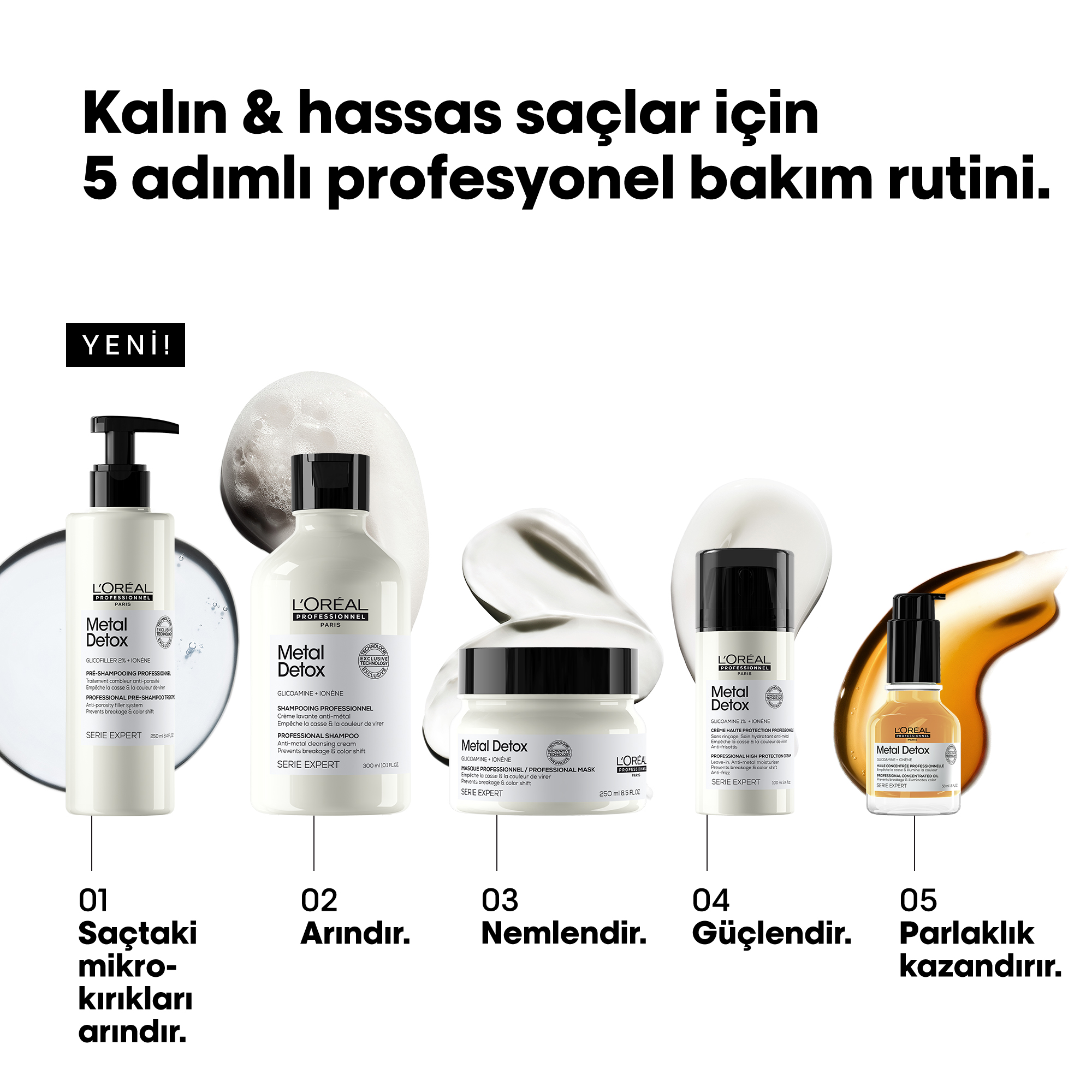 Metal Detox Şampuan Öncesi Bakım 250ml 7 Metal Detox Şampuan Öncesi Bakım 250ml - Görsel 7