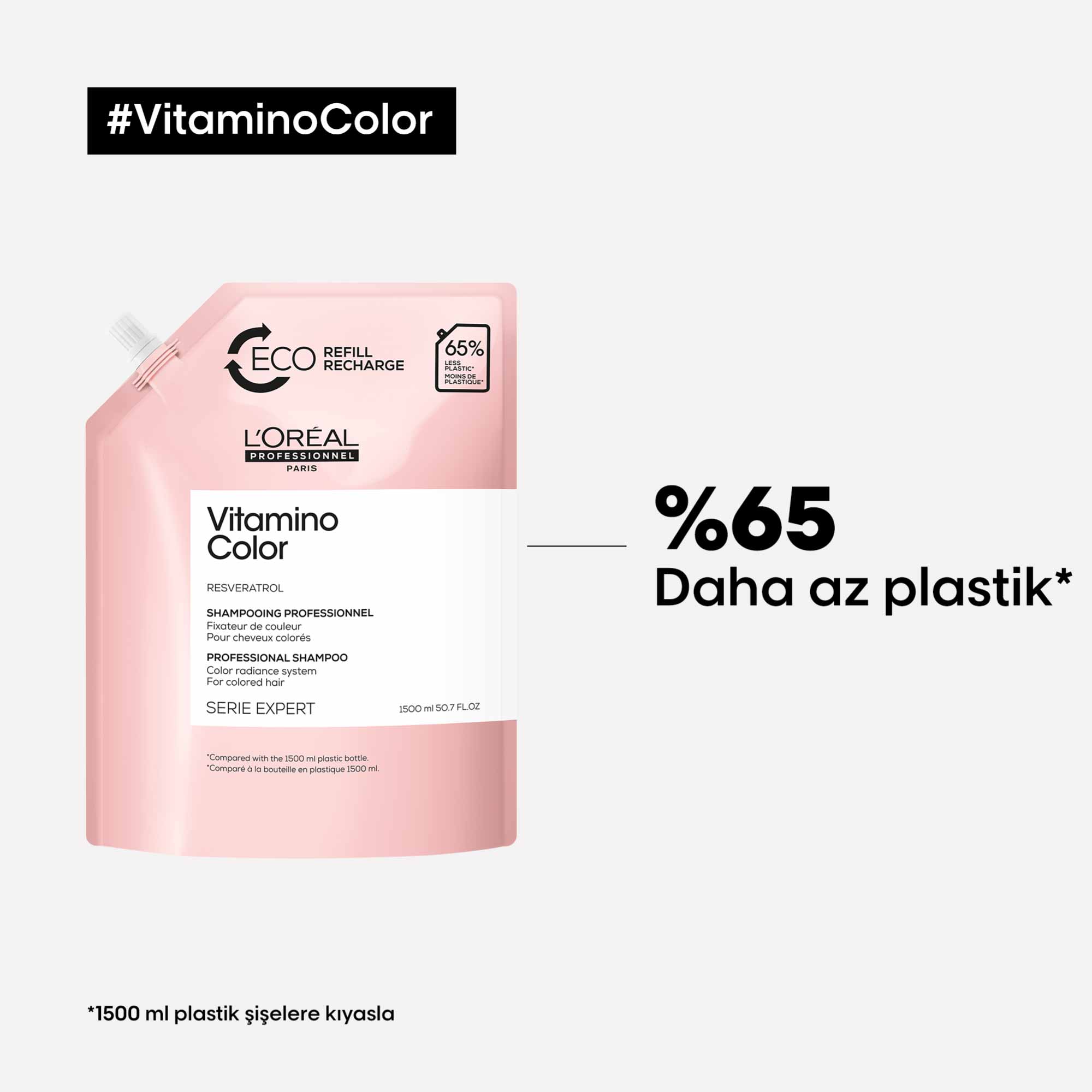 Vitamino Color Refill Şampuan 1500ml 8 Vitamino Color Refill Şampuan 1500ml - Görsel 8