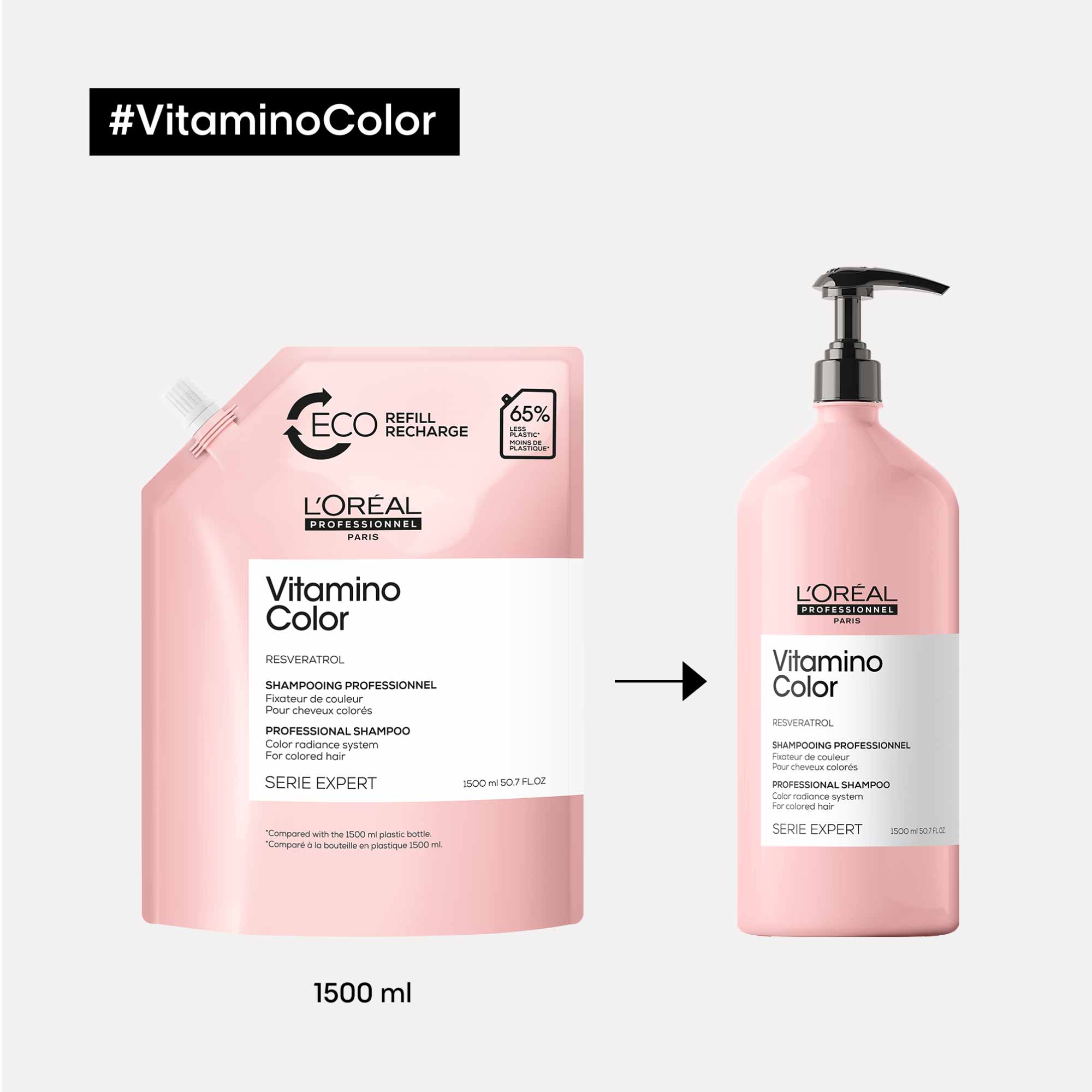 Vitamino Color Refill Şampuan 1500ml 7 Vitamino Color Refill Şampuan 1500ml - Görsel 7